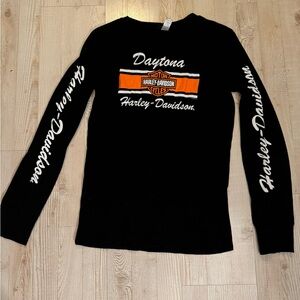 Harley Davidson Daytona Beach Florida long sleeve tshirt